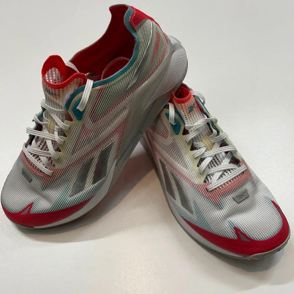 Reebok Nano X2 Froning Mens Training Shoes White Red Blue GY8906 Size 12